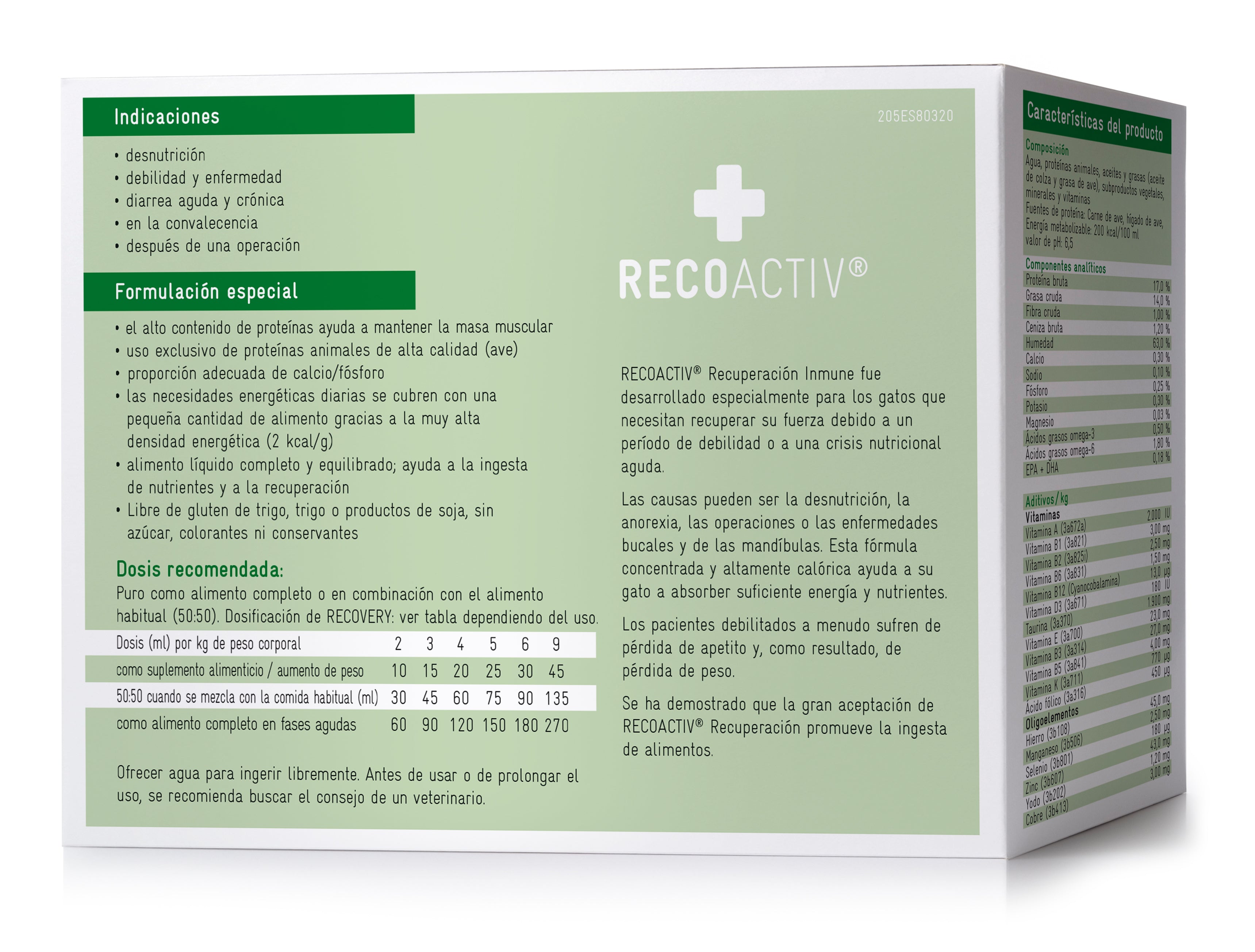 RECOACTIV® Recovery Renal Tónico par Gatos