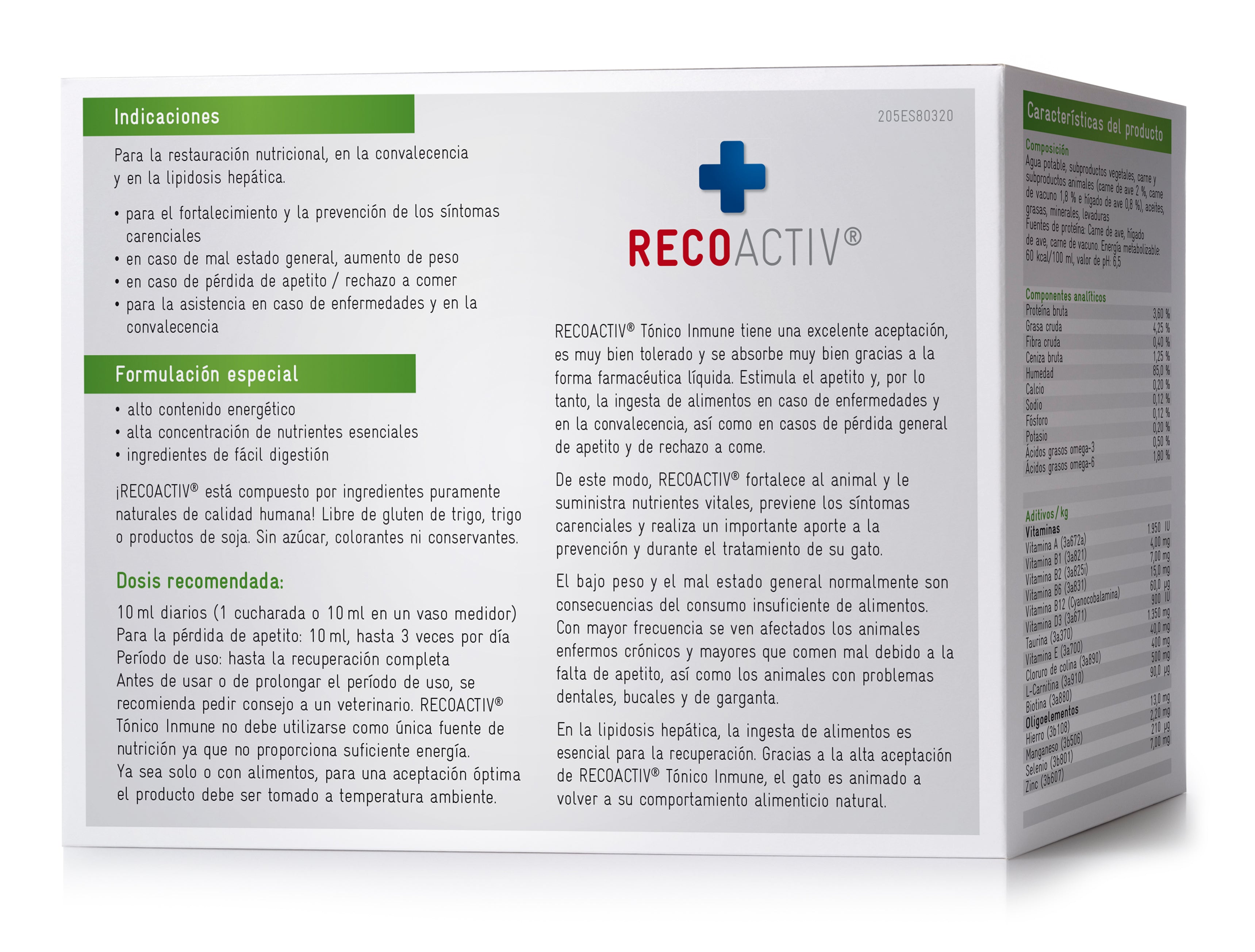 RECOACTIV® Recovery Renal Tónico par Gatos